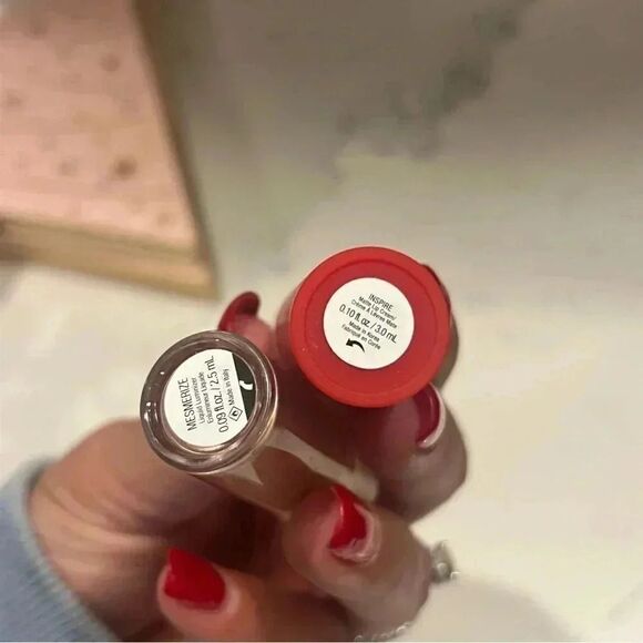 RARE BEAUTY Positive Light Liquid Luminizer & Lip Soufflé Matte Lip Cream Minis - Picture 5 of 5